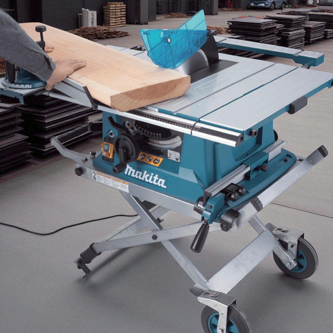 1 Makita (10") bordssåg med stativ M-MLT100 - Image 1